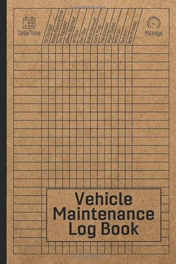 Vehicle Maintenance Log Book